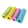 thumbnail image 2 of 4 Rolls Poly Burlap Deco Mesh -10 Inch Wide Deco Poly Decorative Mesh Ribbon Wrapping Ribbon Rolls for Home Door Wreath Decoration DIY Crafts Making, 2 of 5
