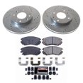 thumbnail image 3 of PowerStop Front Z23 Evolution Sport Carbon-Fiber Ceramic Brake Pad and Drilled & Slotted Rotor Kit Fits: HYUNDAI KIA Select Models K5290, 3 of 10