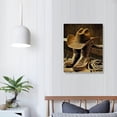 thumbnail image 4 of Chilfamy Canvas Wall Art Western Decor for Bedroom Bathroom Cowboy Black Hat Boots Vintage Picture Print Painting,Framed Artwork for Living Room,Office,16x20 in/12x16 in, 4 of 5