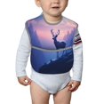 thumbnail image 6 of Kdxio Night Sky Elk Bibs For Babies, Baby Bibs for Eating, Toddler Bibs, Waterproof Bibs, Feeding Bibs, for Toddlers, Boys, Girls, 6 of 8