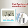 thumbnail image 3 of Naiovety Temporizador de cocina Digital LCD multifunción, reloj de cuenta atrás, recordatorio, cronómetro magnético, alarma fuerte, dispositivos Electrodomésticos No.2 Naiovety HA024623-02, 3 of 5