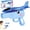 Blue, variant on Dinosaur Airplane Launcher Toy,2026 New 9.5'' 2 in 1 Airplane Launcher Toys, Dinosaur Air Launcher with Foam Glider,for Backyard Park Beach Play