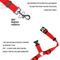 thumbnail image 5 of Gustave 2Packs Adjustable Pet Leash Seat Belt for Dogs and Cats, Nylon Seat Belt Strap, Dog Cat Seatbelt Harness for all Vehicles (Red), 5 of 9