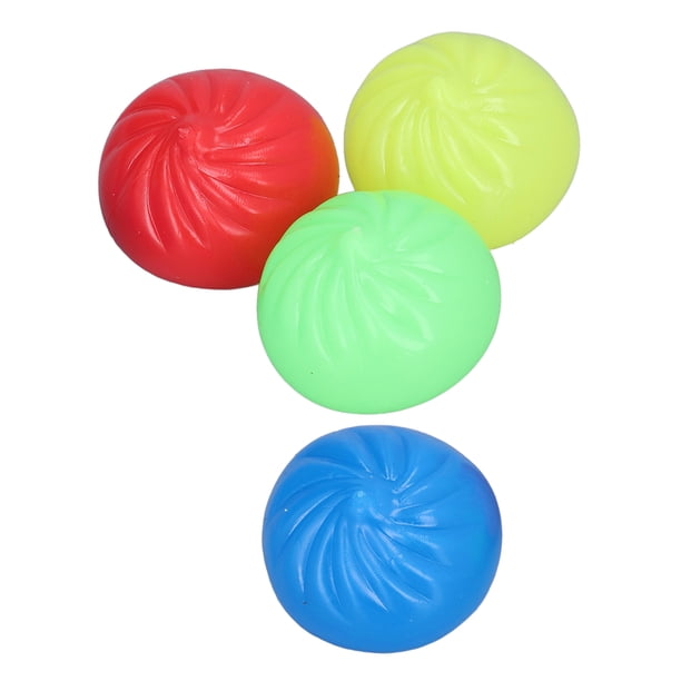 Bola De Estrés Blanda Para Bolas De Masa Hervida, Alivio De La Ansiedad, Respetuosa Con El Medio Ambiente, Cómoda, Textura Clara, Simulación De Moño, Bola De Ventilación Para OTVIAP Colorido 5x4.5cm/2.0x1.8in