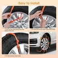thumbnail image 7 of 30PCS Zip Treads for Tires,Universal Tire Chains Zip Ties,Universal Reusable Anti-Skid Pe Tire Chains,Cadenas Para La Nieve Universales,Anti Slip Nylon Snow Straps for Car Tires,for Snow and Ice, 7 of 7