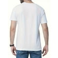thumbnail image 2 of Men's Paris Letter Print Crew Neck T-Shirt - Breathable, Casual Street Style Short Sleeve Top, Cotton, Ideal for Spring/Summer Vacations, Great Gift Choice, Vacation Apparel | Modern Casual Look, 2 of 7