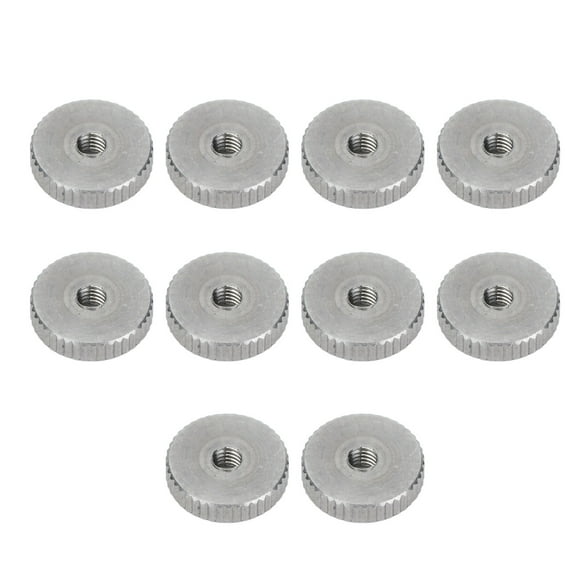 Knurled Thumb Nut, Hand Tightened Firm Thumb Screw Thin Type For Machine Tools For 3D Printer Beds For Cabinets