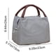 thumbnail image 2 of Bolsa térmica aislante para almuerzo para mujer y hombre | Lonchera reutilizable de alta capacidad con forro de papel aluminio | Térmica, a prueba de fugas | Bolso portátil para trabajo, oficina, 2 of 6