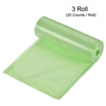thumbnail image 3 of Trash Bags Waste Basket Liners for Kitchen Office Bathroom Bedroom Use Green, 3 of 5