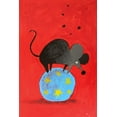 thumbnail image 2 of Filiuta, Robert 17x24 Gold Ornate Wood Framed with Double Matting Museum Art Print Titled - Circus Mouse, 2 of 4
