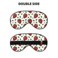 thumbnail image 2 of Naloa Strawberry Print Sleep Mask for Sleeper, Light Blocking Sleeping Eye Mask for Women Men, Eye Shade with Adjustable Strap for Travel, Nap,Meditation, 2 of 7
