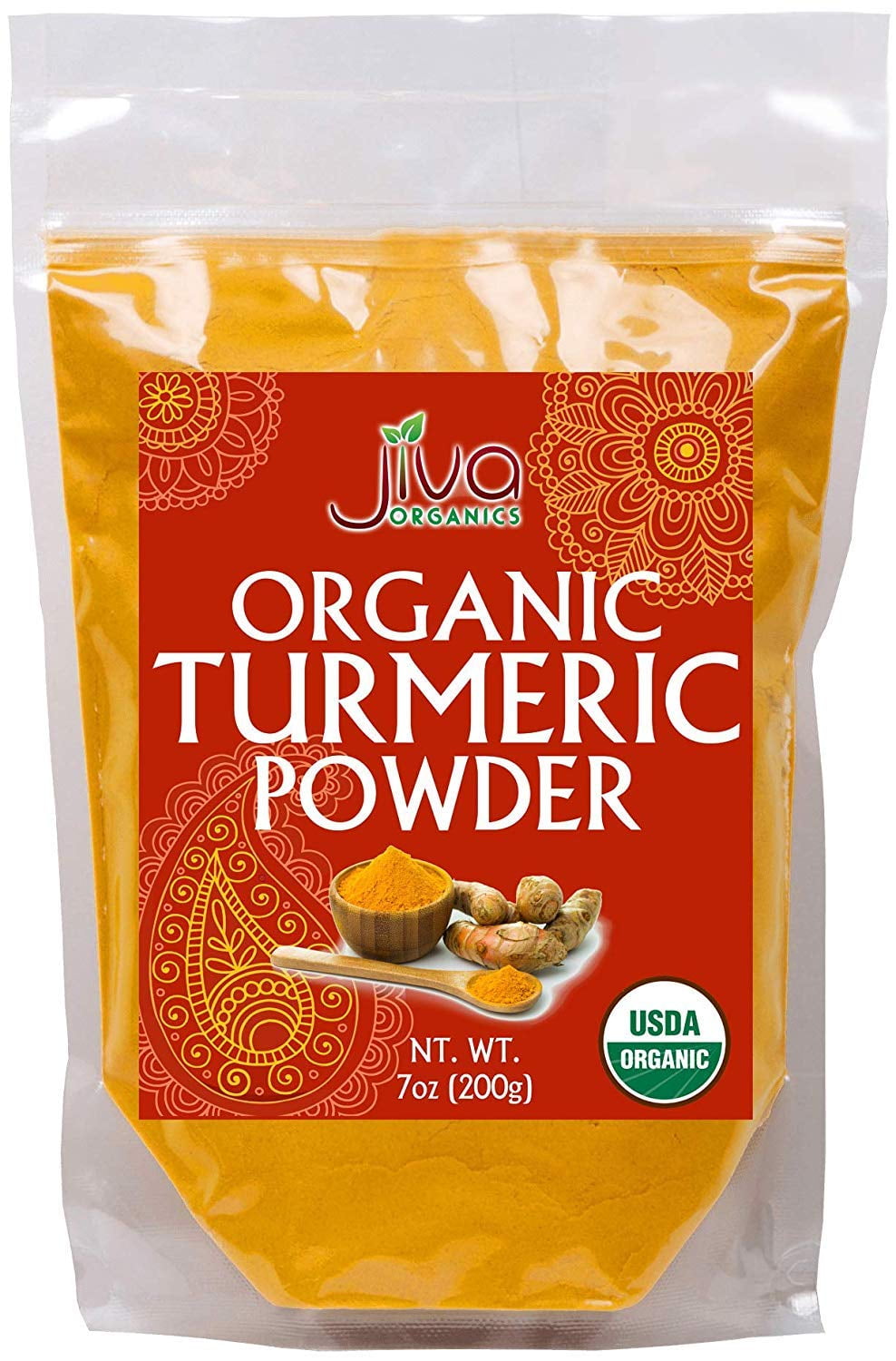 Organic Turmeric Powder W/ Curcumin 7oz 100 Pure Ground Tumeric Root From India Nongmo