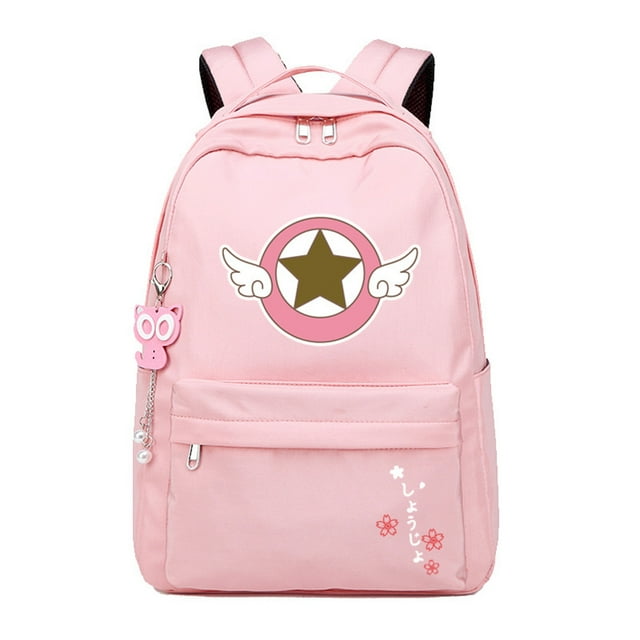 Mochila escolar Cards Captors Sakura Anime para niños