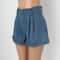 thumbnail image 4 of Sngxgn Women's Pocket Shorts, Drawstring Cotton Shorts(BU1,XXL), 4 of 9