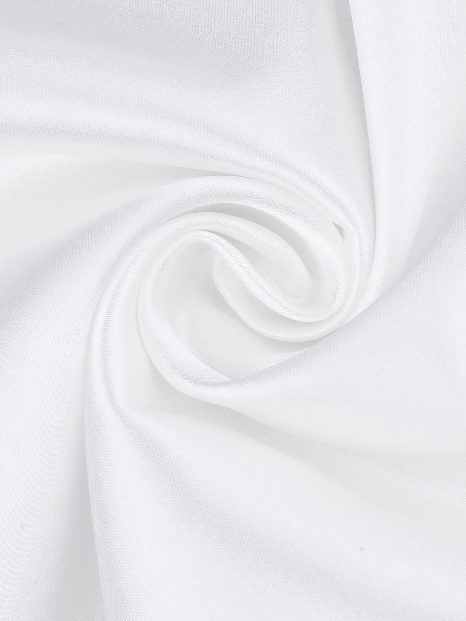 DARING DIVA Women's Satin Tank Lace Trim V-Neck Sleepwear Pajama Dress M White
