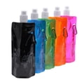 thumbnail image 4 of Botella de agua plegable portátil Bolsa de agua Suministros para deportes al aire libre (Negro) FLhrweasw  Nuevo, 4 of 6