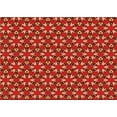 thumbnail image 1 of Ahgly Company Tapis d'Intérieur Rectangulaire Rouge Lavable en Machine, 5 Pieds x 7 Pieds, 1 of 7