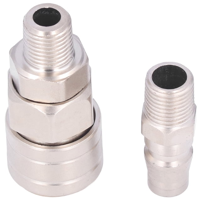 Coupler Air Coupler Nickel Plated Stainless Steel Self Locking Quick Connect Pneumatic Hose Fittings