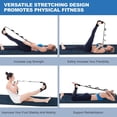 thumbnail image 3 of Cinturón de estiramiento para entrenamiento de rehabilitación de piernas con múltiples bucles para levantar la pierna: ayuda para la recuperación de reemplazo de rodilla para pacientes y adu, 3 of 5