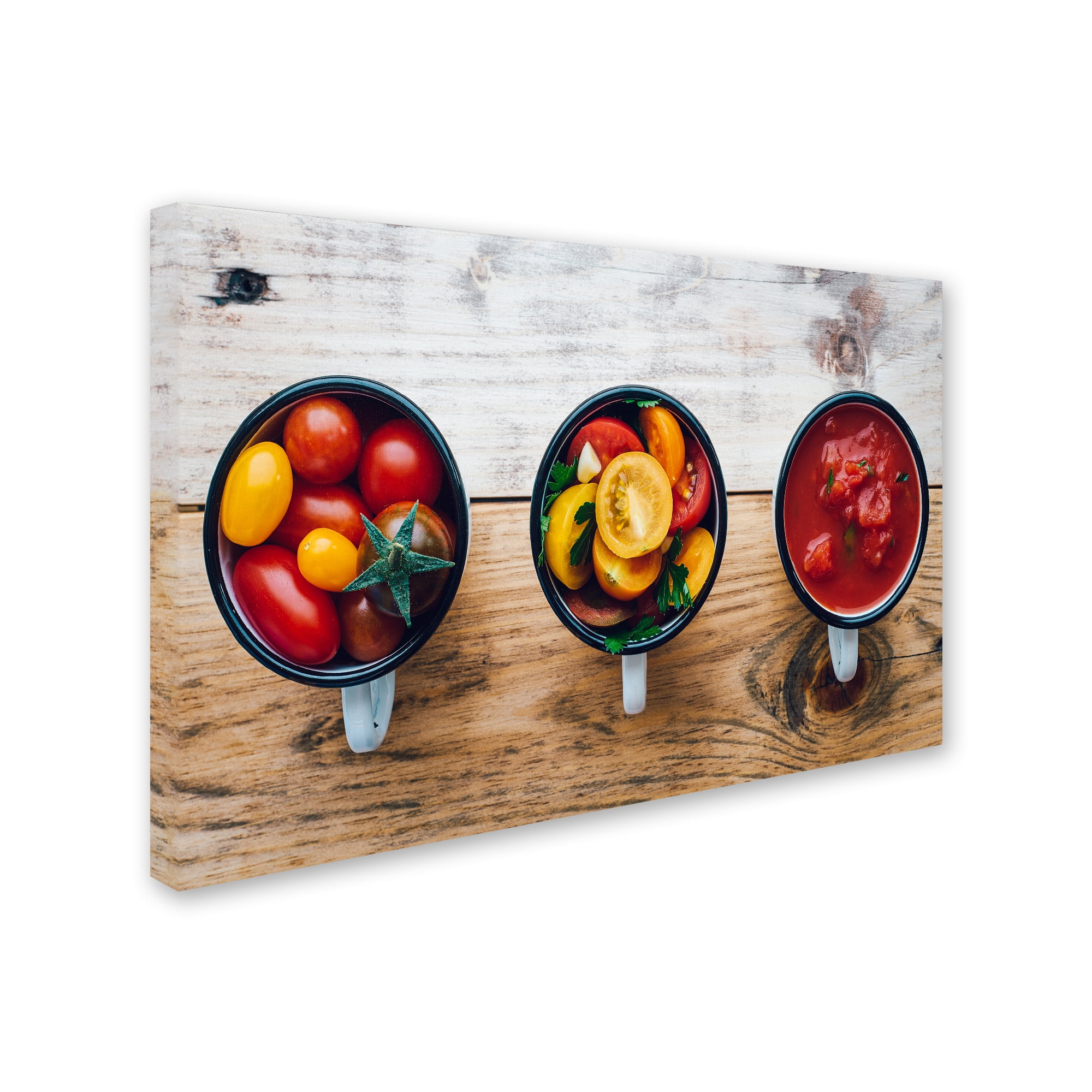 Trademark Fine Art 'Food process 2 Tomato Sauce' Canvas Art by Aleksandrova Karina