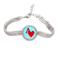 thumbnail image 1 of Me encanta el sol. Pulsera de tobillera de cadena de tenis, joyería de diamantes, 1 of 3