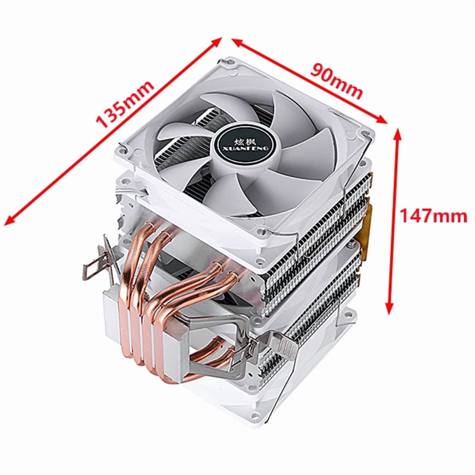 PC Cooler CPU Cooler Fan Dual Tower 4 Heat Pipe Installing LGA2011 x79 x99 E5 2066 115x 1200 1700 i5 AMD Rapid Heat dissipation