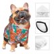thumbnail image 3 of Fotbe Hawaiian Style Sudadera con Estampado para Perros Pequeños – Suéter con Capucha para Mascotas, Tela Suave de Forro Polar con Bolsillo-Large, 3 of 7