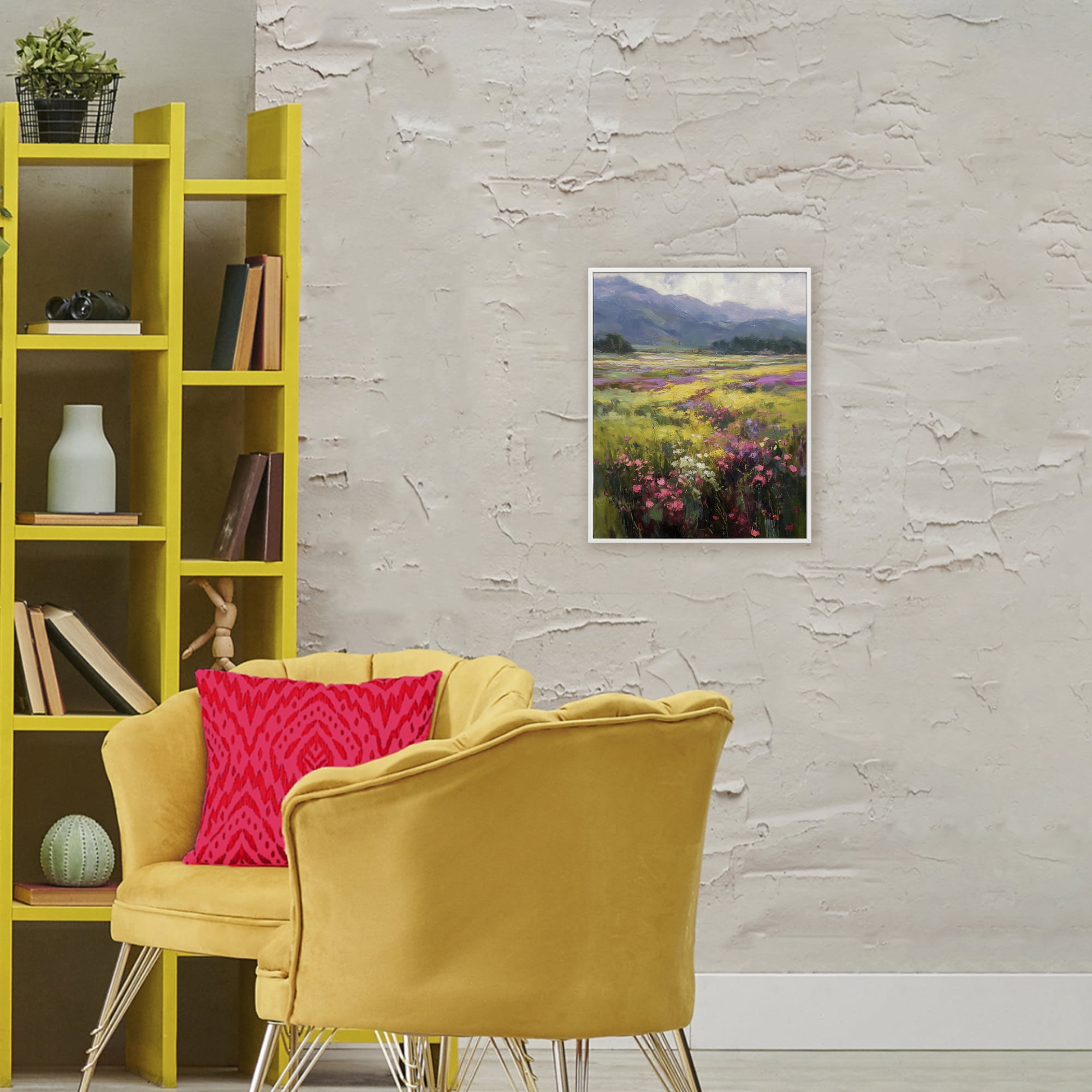 Stupell Industries Vast Horizon Of Flowers White Framed Giclee Art, design by Svetlana Aleynikova