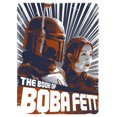thumbnail image 2 of Men's Star Wars: The Book of Boba Fett Fennec and Boba Poster  Long Sleeve Shirt White Large, 2 of 4