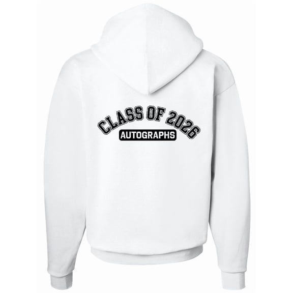Inktastic Class of 2026 Autographs Adult Hoodie Sweatshirt