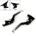 thumbnail image 1 of Adjustable Folding Extendable Clutch Levers For Aprilia SHIVER/GT DORSODURO Silver, 1 of 2