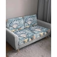 thumbnail image 3 of Blue Shell Coastal Couch Cushion Covers Stretch, Washable Sofa Seat Covers Individual Seat Cushion Sofa Slipcovers Summer Beach Nautical Starfish Coral Couch Cover Furniture Protector S-3PCS, 3 of 7