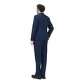 thumbnail image 6 of Cloudstyle Men's Solid Color Single-Breasted One-Button Suit Set (Jacket + Pants) with Side Vents - Slim Fit Spring Formal Wear Two-Piece, 6 of 13