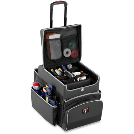 Rubbermaid Small Executive Quick Cart, Dark Gray