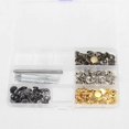 thumbnail image 2 of Electronicheart 40-140pcs Snap Buttons Press Stud Popper Fasteners for Leather Bag Clothes 5, 2 of 6