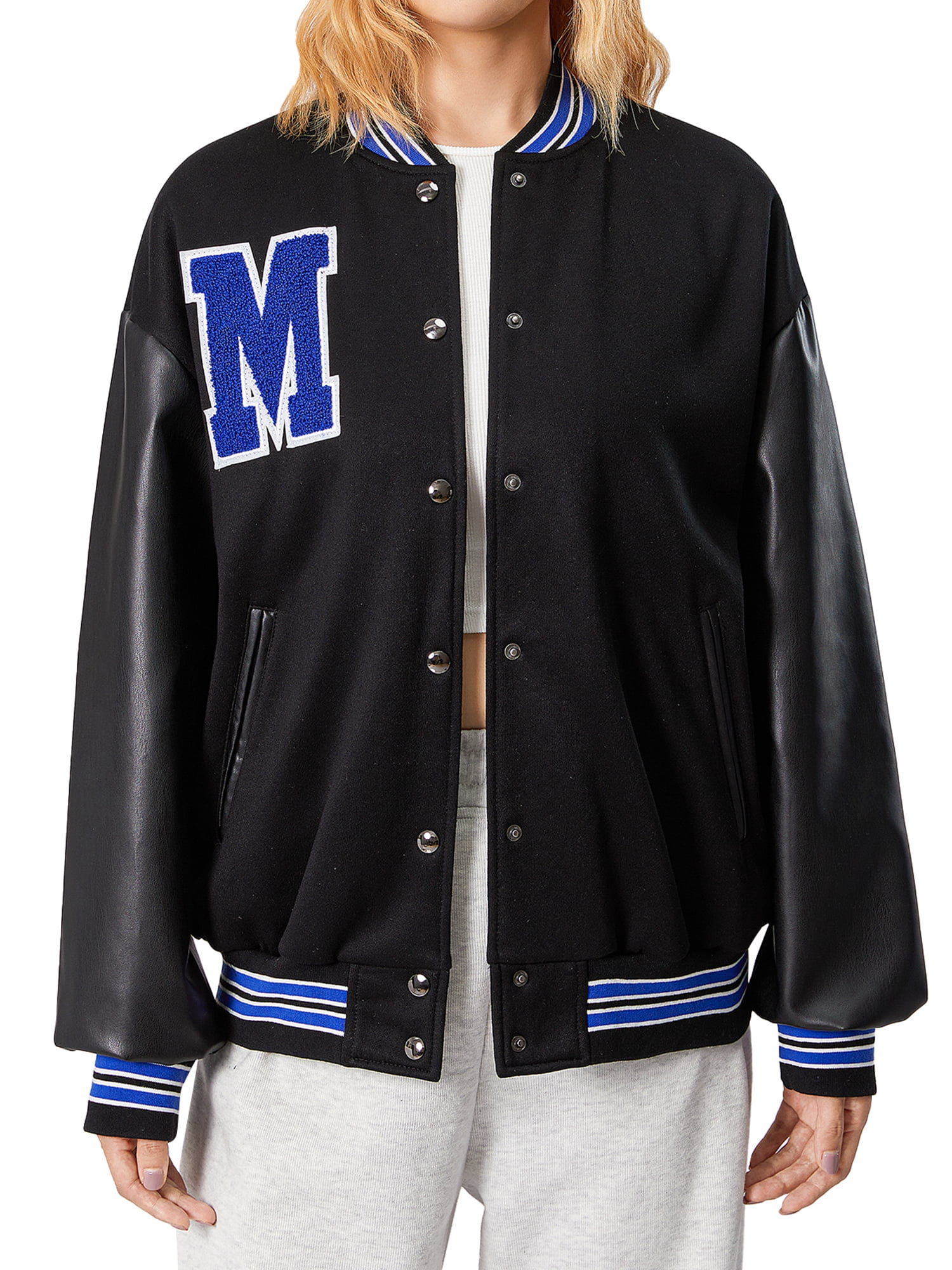 Varsity Jacket Mens, Jacket Streetwear, Baseball Jacket
