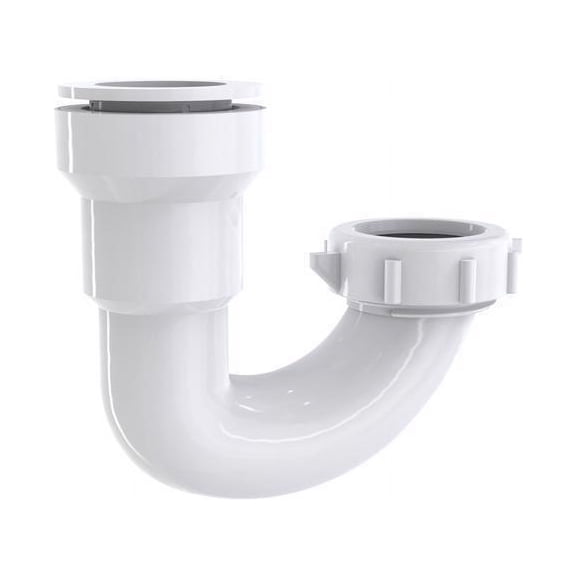 keeney insta plumb 1-1/4 in. D Plastic J-Bend