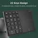 thumbnail image 3 of 2.4G + BT4.2 Teclado numérico inalámbrico de modo dual Teclado portátil de oficina de contabilidad f Meterk  Negro, 3 of 6