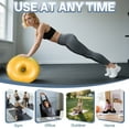 thumbnail image 7 of BESTSKY Exercise Ball,23.6"*23.6"*9.8" Birthing Ball,Anti-Slip Pilates Ball,Yellow, 7 of 7