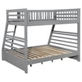 thumbnail image 3 of Ashton 2-drawer Wood Twin Over Full Bunk Bed Grey, 3 of 6