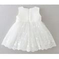 thumbnail image 4 of Laurenza's Baby Girls Sleeveless Baptism Dress Christening Gown with Shawl 24M, 4 of 5