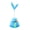 Blue, variant on Cat Track Toy Tower - 6.7x16.9 Inch Multi-Level ABS Ball Roller with Wand for Feline Exercise & Mental Stimulation