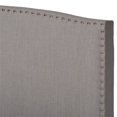 thumbnail image 4 of Baxton Studio Morgan King Size Grey Upholstered Panel Bed, 4 of 10