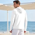 thumbnail image 7 of Garbnen Unisex Ice Silk UPF 50+ Sun Protection Jacket Full Zip Quick Dry Rash Gaurd Hoodie Lightweight Waterproof Outdoor Beach Sun Shirts with Pockets for Men and Women, 7 of 7