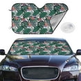thumbnail image 2 of Kdxio Tropical Leaves Print Windshield Sun Shade,UV Rays and Sun Heat Protection,Sunshade for Car Windshield,Car Shade Front Windshield - Medium, 2 of 6