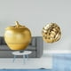 thumbnail image 2 of Escultura moderna de resina con forma de nudo de fruta para mesa, estantería, comedor, dormitorio, oficina, entrada, sala de estar, tocador, encimera., 2 of 8