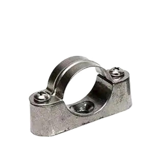 Stainless Steel Saddle Card Pipe Clamps (2 Pack)
