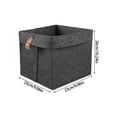 thumbnail image 3 of 2pcs Fashionable Children's Toy Organizers Cubes 12L Capacity Craft from Safe Farbic Felt Materials for Playrooms, 3 of 8