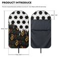 thumbnail image 7 of Chririnla Waterproof Terry Cloth Car Seat Cover with Soccer Music Notes, Lightweight Microfiber Seat Cover for Van Truck and Regular Cars, 7 of 7