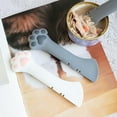 thumbnail image 6 of Feeding Wet Food Storage Reusable Silicone Multifuctional Cat Dog Can Covers Can Lids Tin Opener Pet Food Spoon PINK LID, 6 of 8